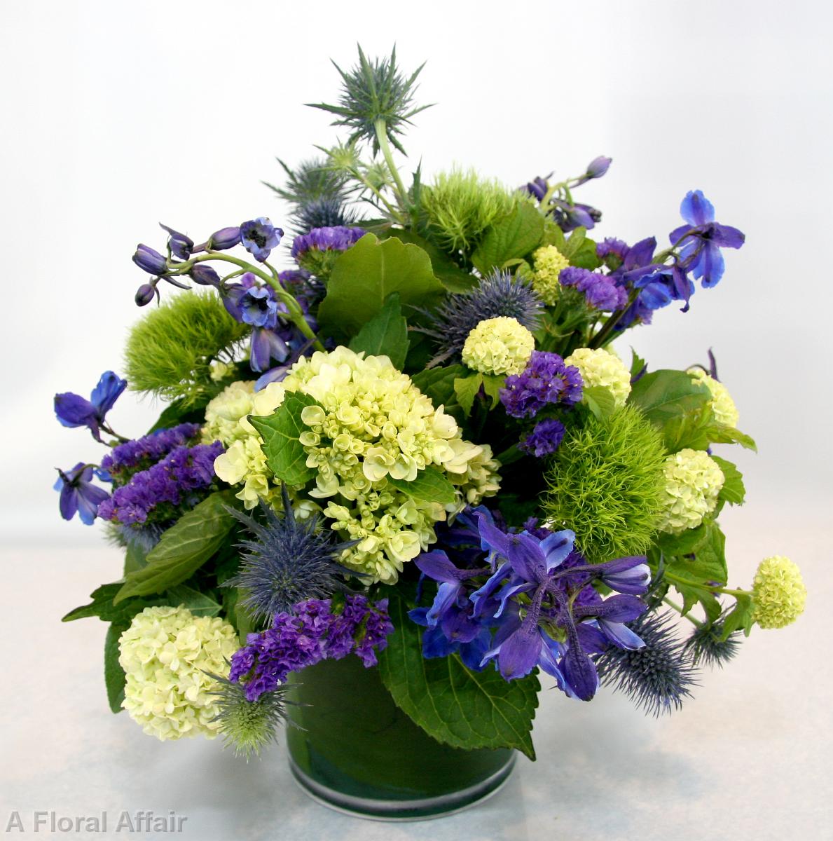 ED0118-Low  Blue, Green and White Arrangement