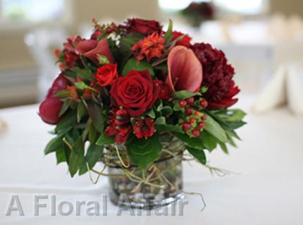RF0339-Natural Rustic Red Centerpiece