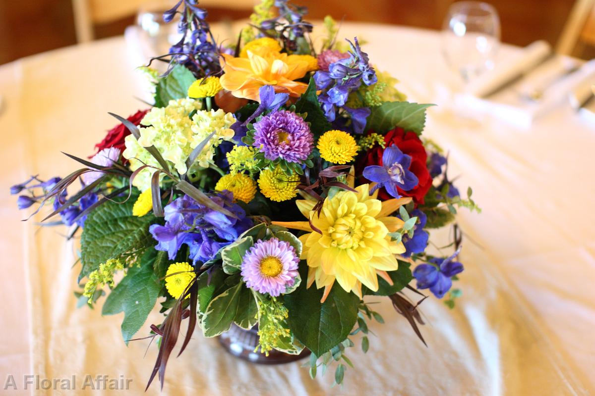 RF0453-Bright Mixed Color Centerpiece