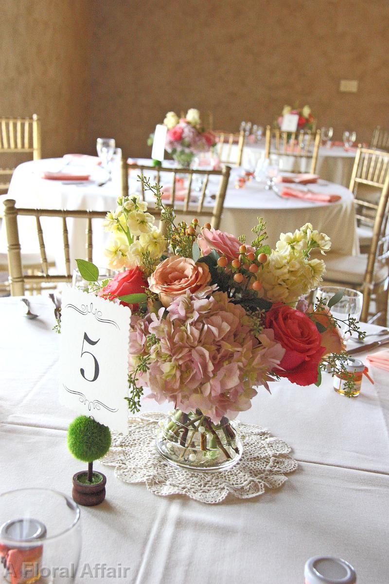 RF0573-Low Romantic Centerpiece at the Columbia Edgefield Country Club