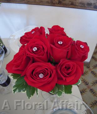 RF0933-Romantice, Elegand, Red Centerpiece
