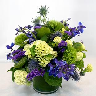 ED0118-Low  Blue, Green and White Arrangement