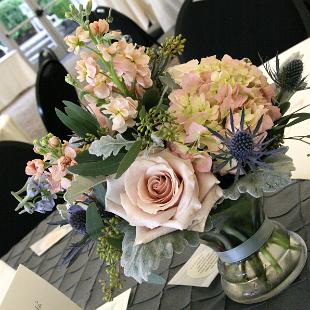 RF1130-Soft Pink and Blue Spring Centerpiece