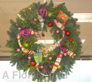 ET5386-Whimsical Dr. Seuss Christmas Wreath