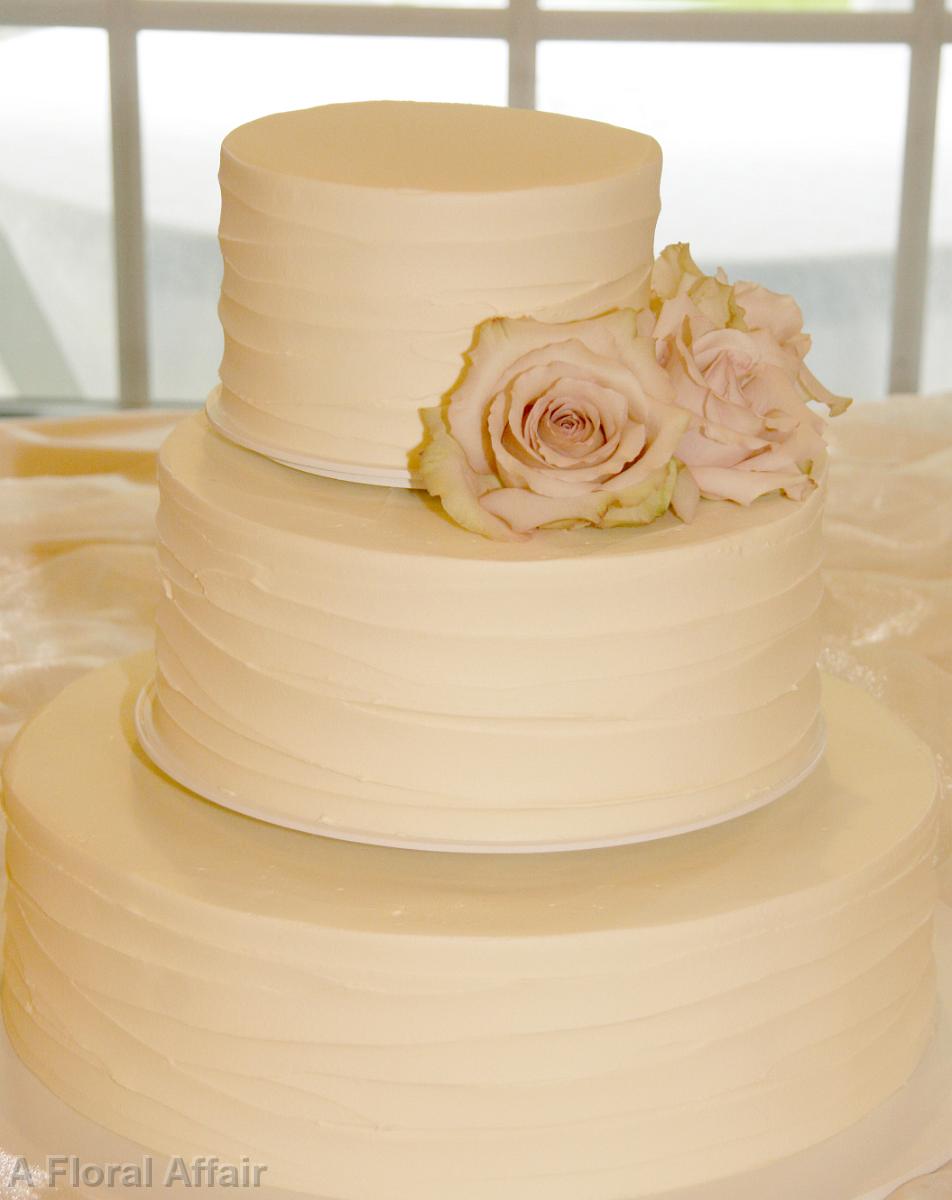 CA0140-Simple Champagne Cake Flowers