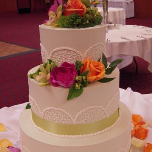 CA0079-Bright Floral Wedding Cake Flowers
