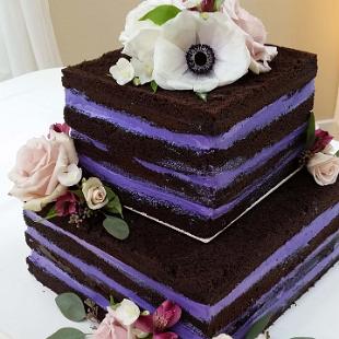 CA0171-Naked Cake with Fresh Flowers