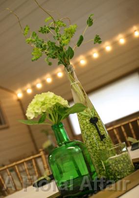 RF0353-Green Table Centerpiece Setting