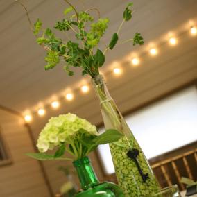 RF0353-Green Table Centerpiece Setting