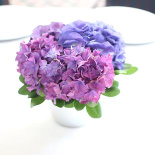 RF0461-Shades of Purple Hydrangea Centerpiece.