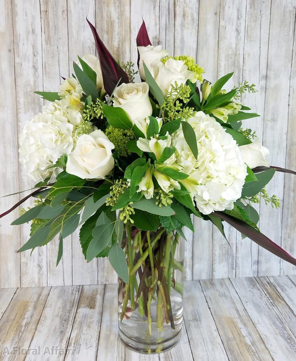 CF09232-Natural White and Green Sympathy Bouquet edited-1