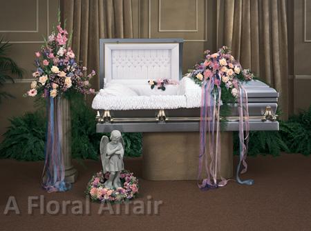SY0009-Soft Pastel Funeral Arrangements