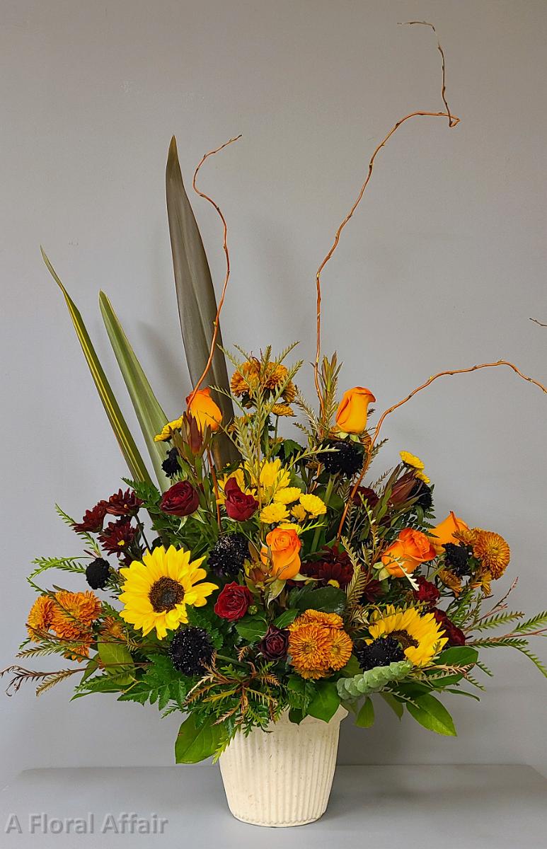SY0085- Fall Sympathy Arrangement for Funeral