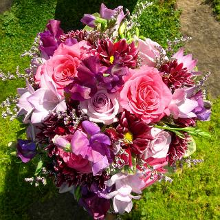 BB0071-Mixed Pink and Purple Spring Bouquet