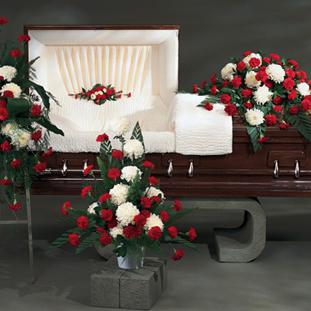 SY0017-Red and White Funeral Arrangements-2