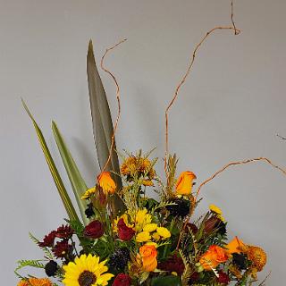 SY0085- Fall Sympathy Arrangement for Funeral