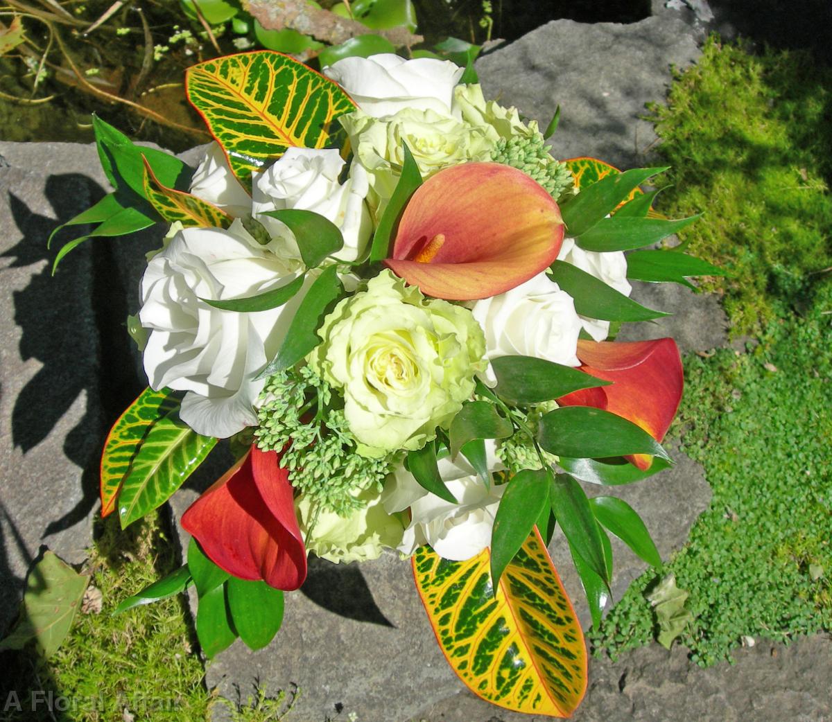 BB0156-Modern Fall Wedding Bouquet