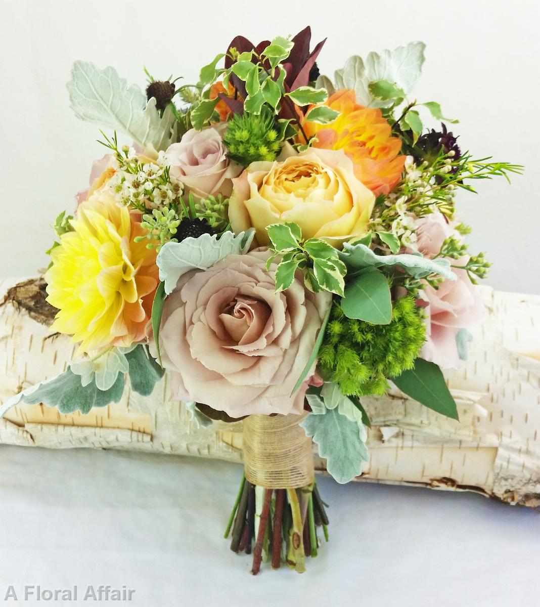 BB1176A-Brides Vintage Autumn Garden Bouquet