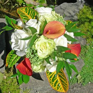BB0156-Modern Fall Wedding Bouquet
