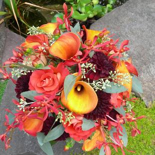 BB0161-Leonidas Rose Fall Wedding Bouquet