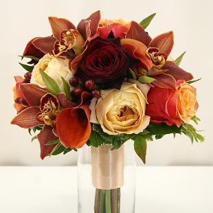 BB0823-Rustic Fall Brides Bouquet