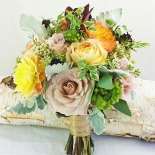 BB1176A-Brides Vintage Autumn Garden Bouquet