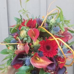 BB1511-Rustic Fall Brides Bouquet