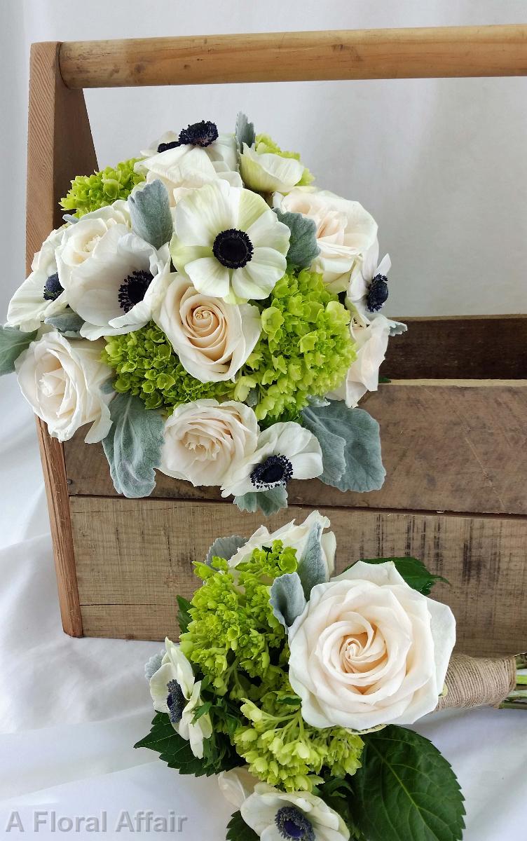 BB1038-Anemone wedding bouquets