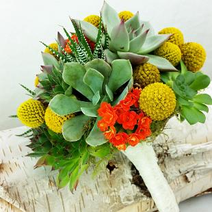 BB1173A-Succulent Brides Bouquet