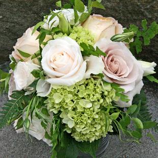 BF0555-Natural  Blush Garden Boquet