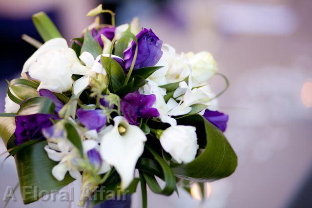 BB0526B-Purple Garden Bridesmaid's Bouquet