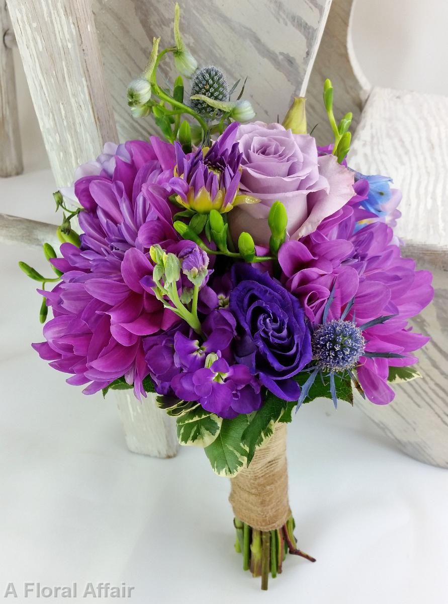 BB1122-Wisteria and Blue Wedding Bouquet