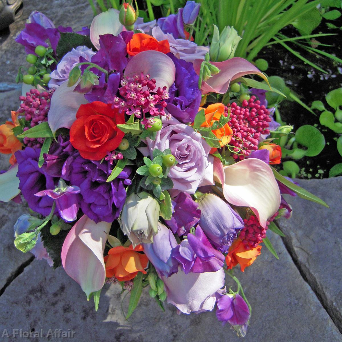 BB1308-Purple and Orange Wedding Bouquet edited-1