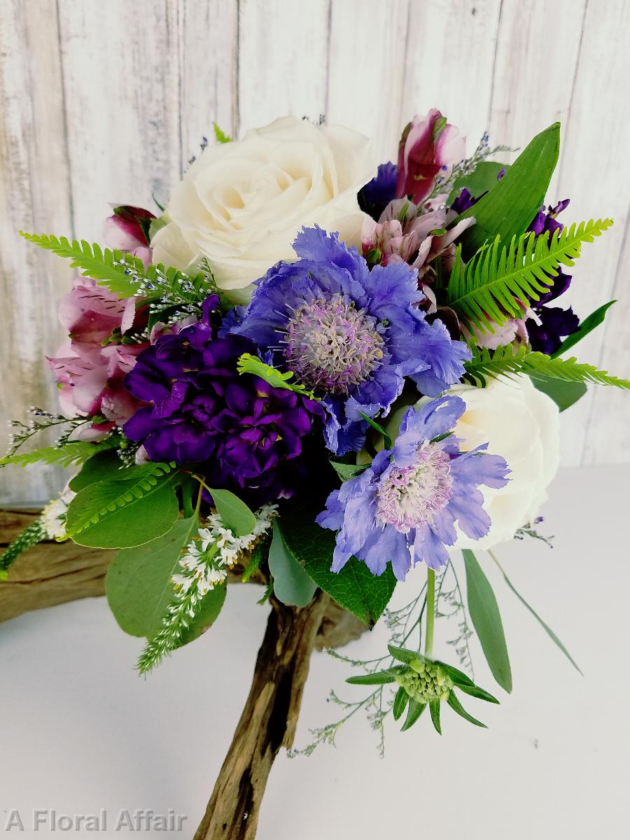 BB1368-Small Mauve and Purple Bridesmaid's Bouquet