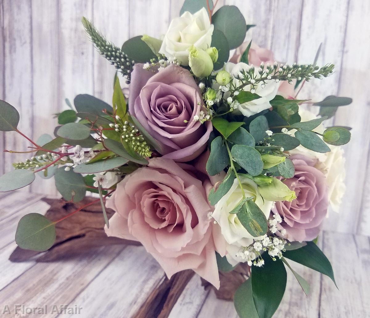 BB1453-Soft Lavender and Greenery Bridal Bouquet
