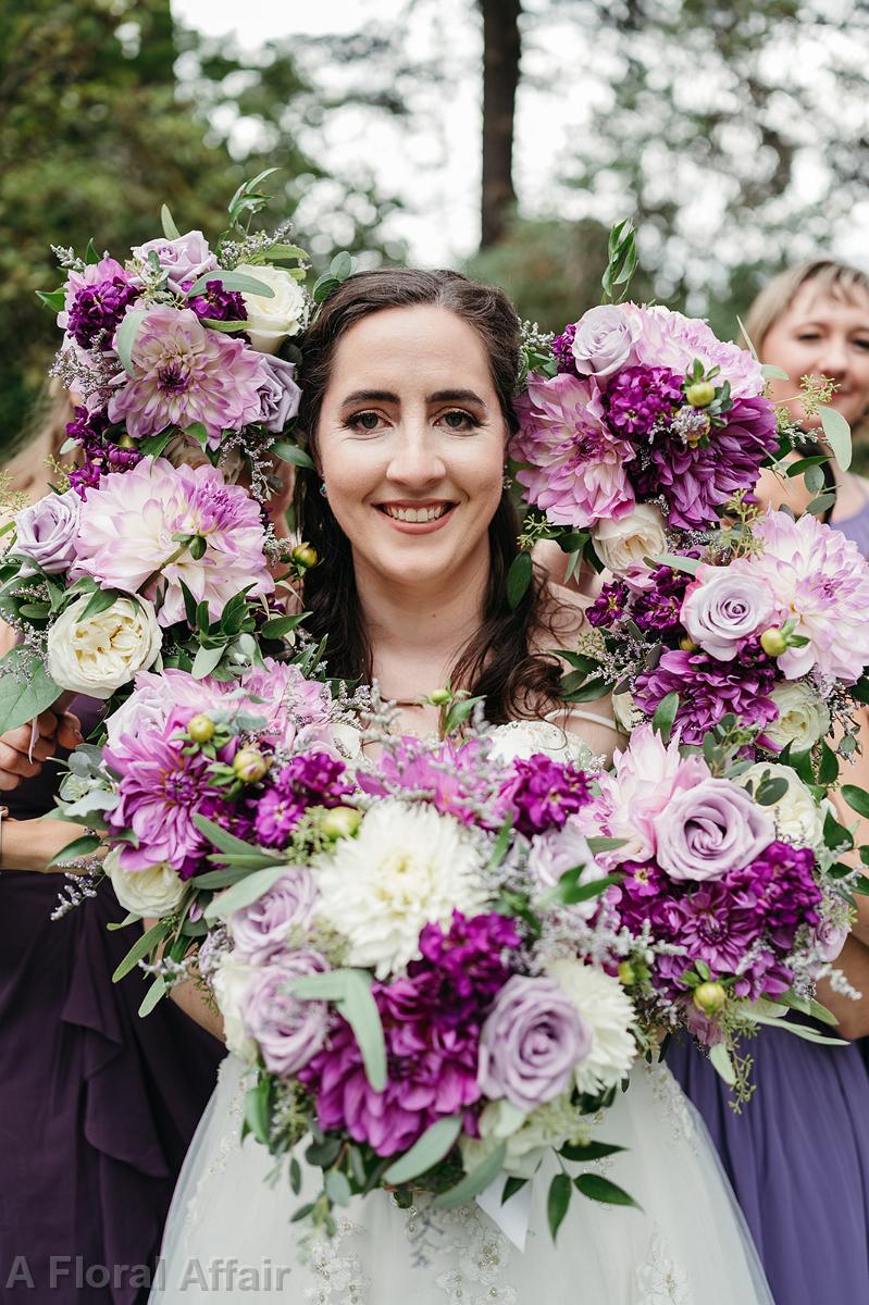 BB1683- Purple and Lavender Bouquets