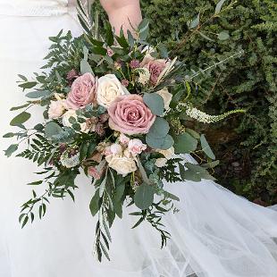 B1655-You're Mauvelous Bridal Bouquet