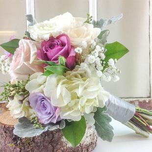 BB0915-Antique Lavender Garden Bouquet