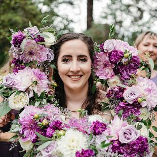 BB1683- Purple and Lavender Bouquets