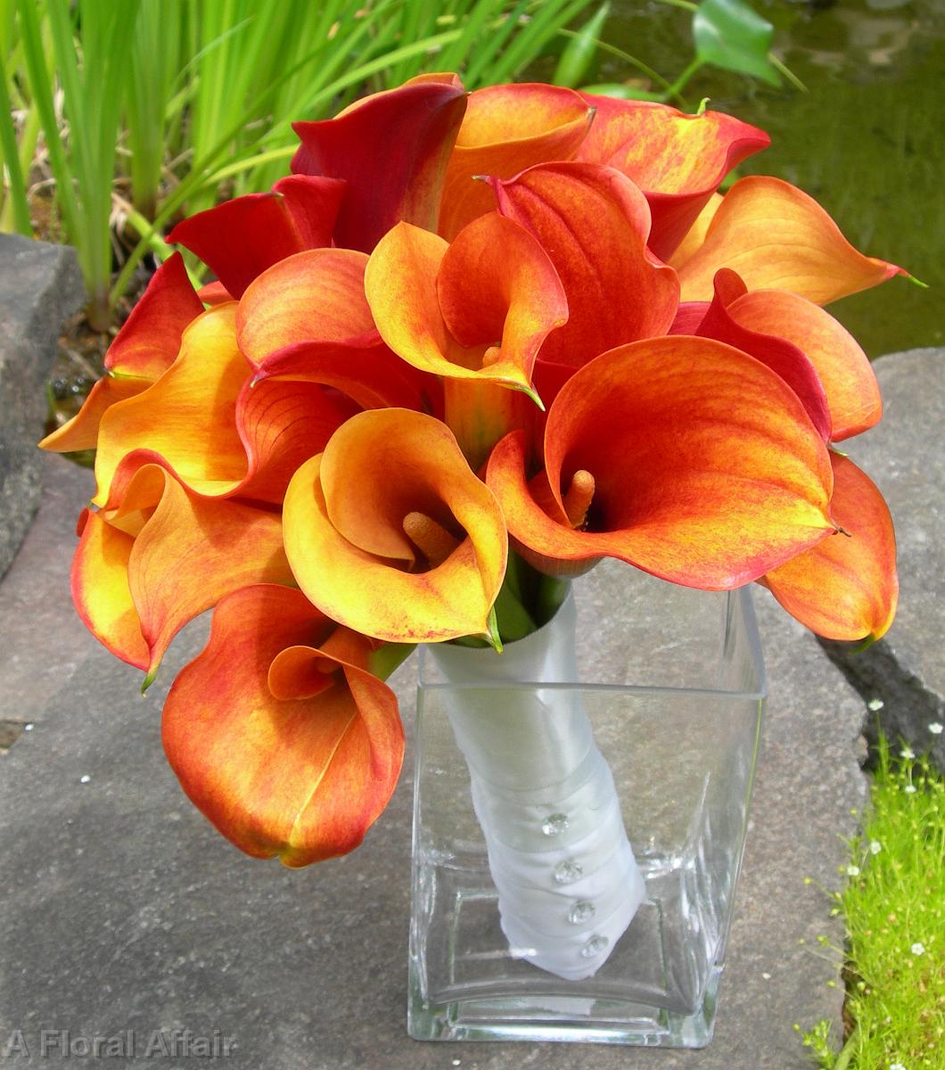 BB0107-Simple Flame Lily Bouquet