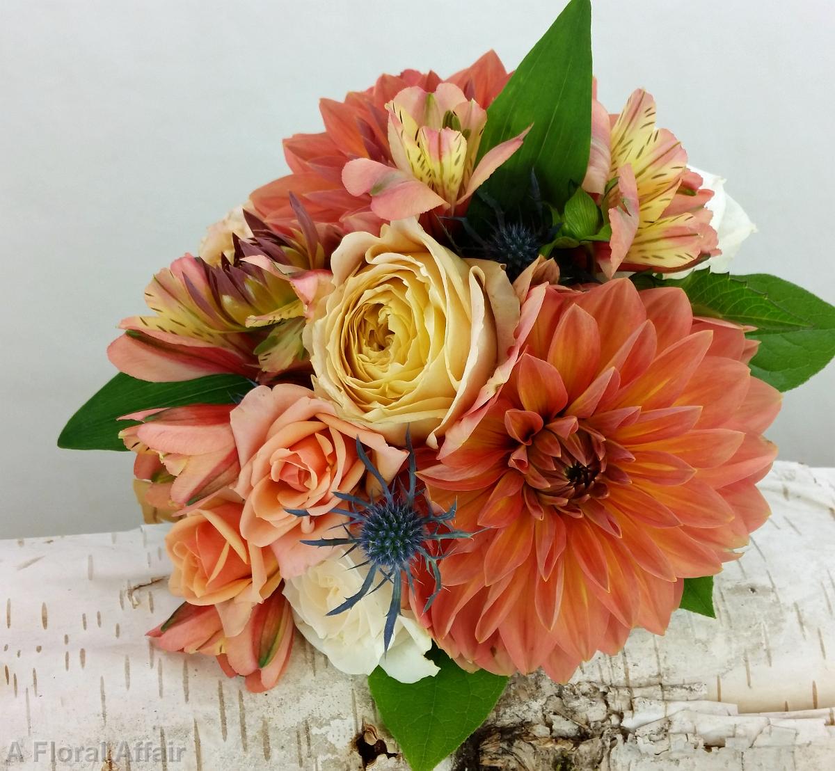 BB1171-Summer Coral Wedding Bouquet