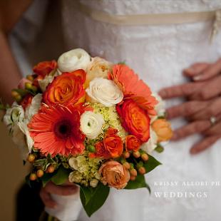 BB0539-Natural Peach and Ivory Bridal Bouquet