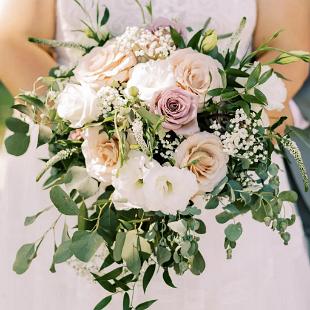 Blush, Cream and Green Brides Bouquet edited-1