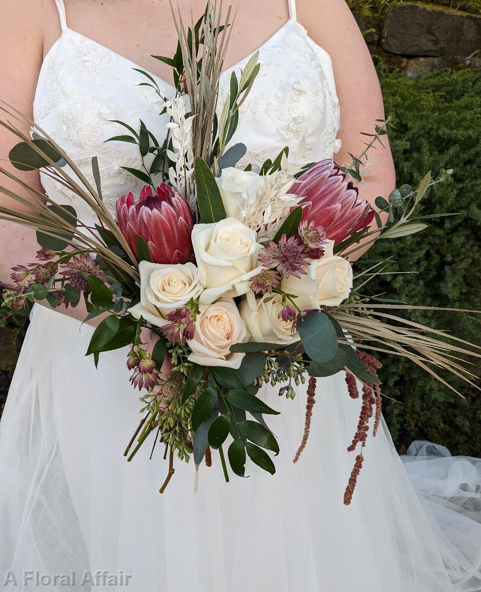 B1654-The Boho Bride Bridal Bouquet