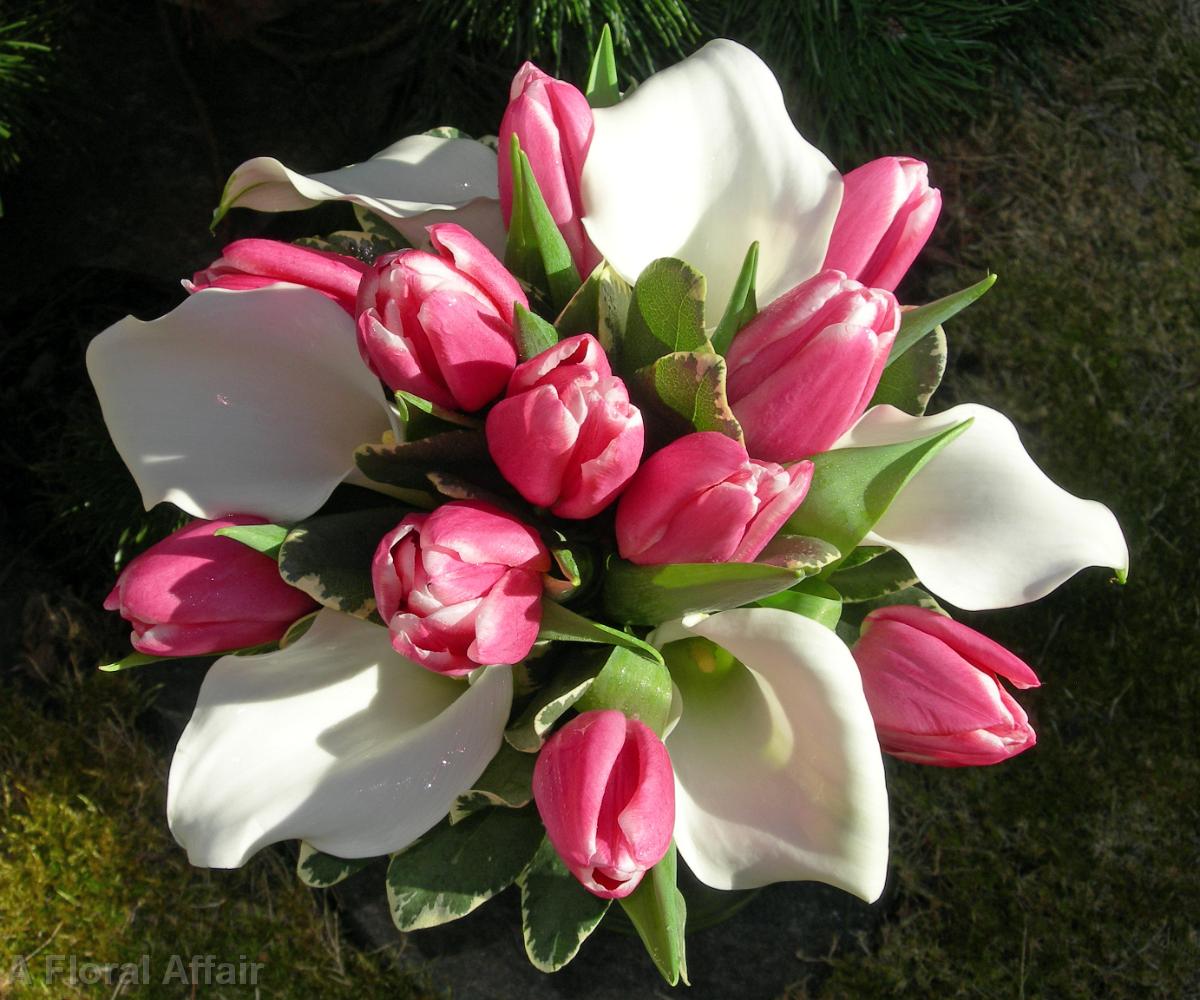 BB0184-Tulip and Lily Bridal Bouquet