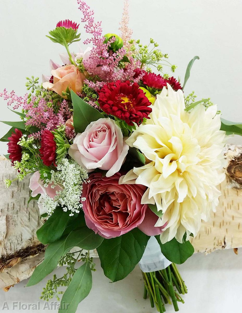 BB1248-Stunning Summer Garden Wedding Bouquet