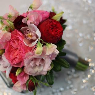 BB0475-Pink and Red Garden Roses