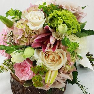 BB1020-Blush and Pink Bridal Bouquet