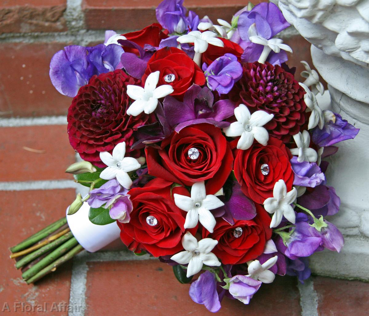 BB0710-Dramatic Bridal Bouquet