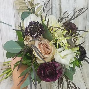 BB1506-Neutral wedding bouquet-1